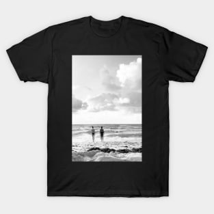 Seascape Horizon in BW T-Shirt